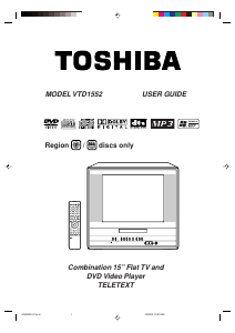 Handleiding Toshiba VTD1552 Televisie