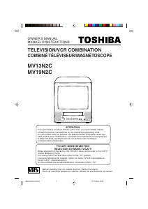 Handleiding Toshiba MV19N2C Televisie