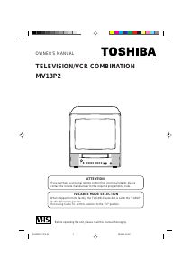 Handleiding Toshiba MV13P2 Televisie