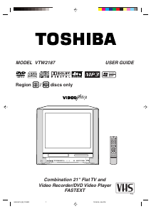Handleiding Toshiba VTW2187 Televisie