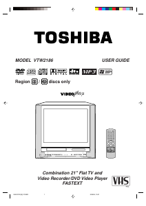 Manual Toshiba VTW2186 Television