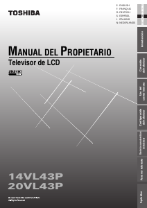 Manual de uso Toshiba 14VL43P Televisor de LCD