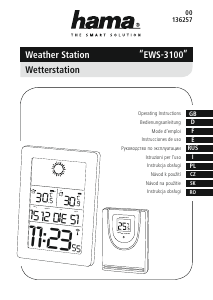 Mode d’emploi Hama EWS-3100 Station météo