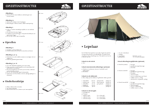 Handleiding De Waard Lepelaar Tent