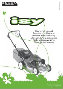 Manual Honda izy Lawn Mower