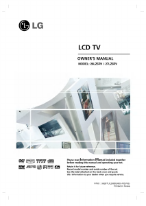 Manual LG 26LZ5RV LCD Television