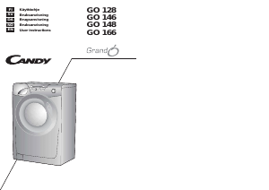 Manual Candy GrandO GO 128 Washing Machine