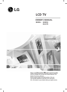 Manual LG 20LS1RH LCD Television