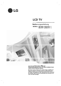Bedienungsanleitung LG 26LX2R LCD fernseher