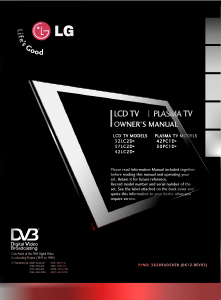 Handleiding LG 32LC2DB LCD televisie