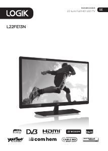 Bruksanvisning Logik L22FE13N LED TV