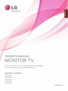 Manual LG M2262DP-PR LCD Monitor