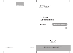 Manual SEIKI LC24G82 LCD Television
