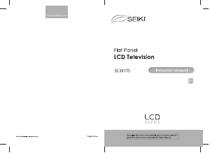 Manual SEIKI SC391TS LCD Television