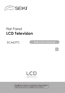 Manual SEIKI SC462TC LCD Television