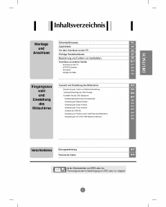 Bedienungsanleitung LG M203WX-BZ LCD monitor