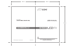 Manual SEIKI SC552GS LCD Television