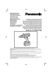 Handleiding Panasonic EY7960 Schroef-boormachine