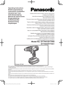 Bruksanvisning Panasonic EY7441 Borrskruvdragare