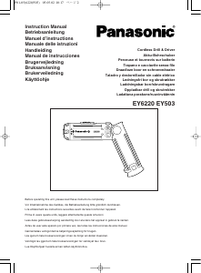 Manuale Panasonic EY503 Trapano avvitatore