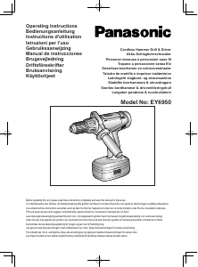 Brugsanvisning Panasonic EY6950GQKW Bore-skruemaskine