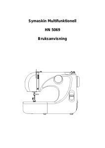 Bruksanvisning Harald Nyborg HN 5069 Symaskin