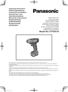 Manuale Panasonic EYFEA1N Trapano avvitatore