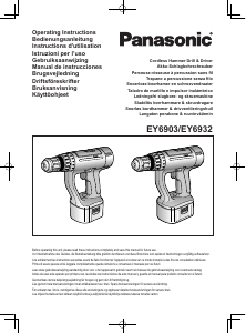 Käyttöohje Panasonic EY6932 Porakone-ruuvinväännin