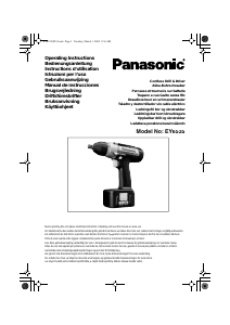Käyttöohje Panasonic EY6535GQW Porakone-ruuvinväännin