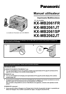 Mode d’emploi Panasonic KX-MB2061SP Imprimante multifonction