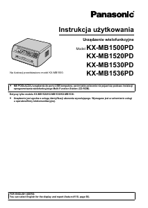 Instrukcja Panasonic KX-MB1536PD Drukarka wielofunkcyjna