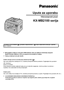 Priručnik Panasonic KX-MB2130 Višenamjenski pisač