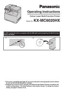 Handleiding Panasonic KX-MC6020HX Multifunctional printer