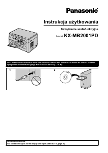 Instrukcja Panasonic KX-MB2001PD Drukarka wielofunkcyjna