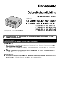 Handleiding Panasonic KX-MB1500G Multifunctional printer
