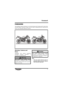 Handleiding Triumph Daytona 675 Motor