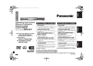 Handleiding Panasonic DVD-S77 DVD speler