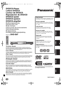 Manual de uso Panasonic DVD-S97 Reproductor DVD