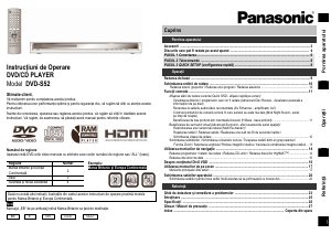 Manual Panasonic DVD-S52 DVD player