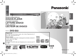 Manuale Panasonic DVD-S53 Lettore DVD