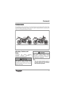 Manual Triumph Street Triple R Motorcycle