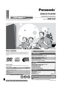 Handleiding Panasonic DVD-S47EB DVD speler