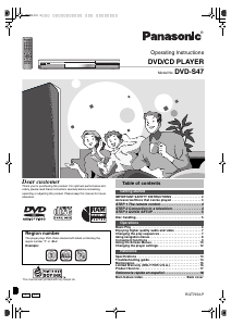 Handleiding Panasonic DVD-S47PC DVD speler