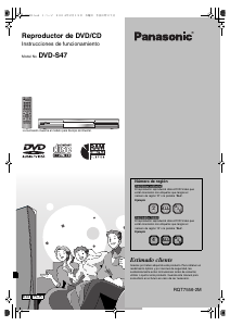 Manual de uso Panasonic DVD-S47PLA Reproductor DVD