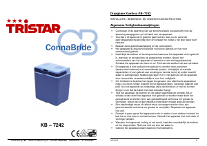 Manual Tristar KB-7242 Cool Box