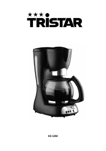 Manual Tristar KZ-1202 Coffee Machine