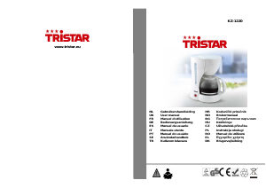 Manual de uso Tristar KZ-1220 Máquina de café