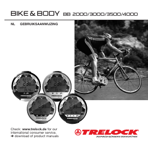 Handleiding Trelock BB 4000 Bike & Body Fietscomputer