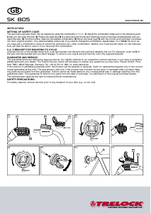 Manual Trelock SK 805 Bike Lock