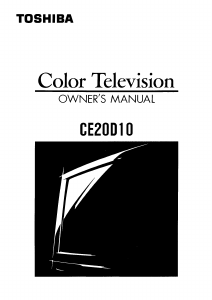 Manual Toshiba CE20D10 Television